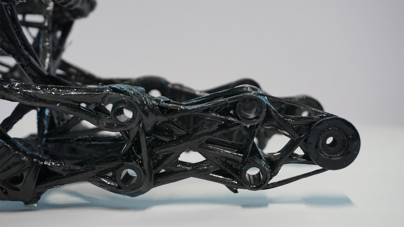 Detailansicht der Wickelstruktur